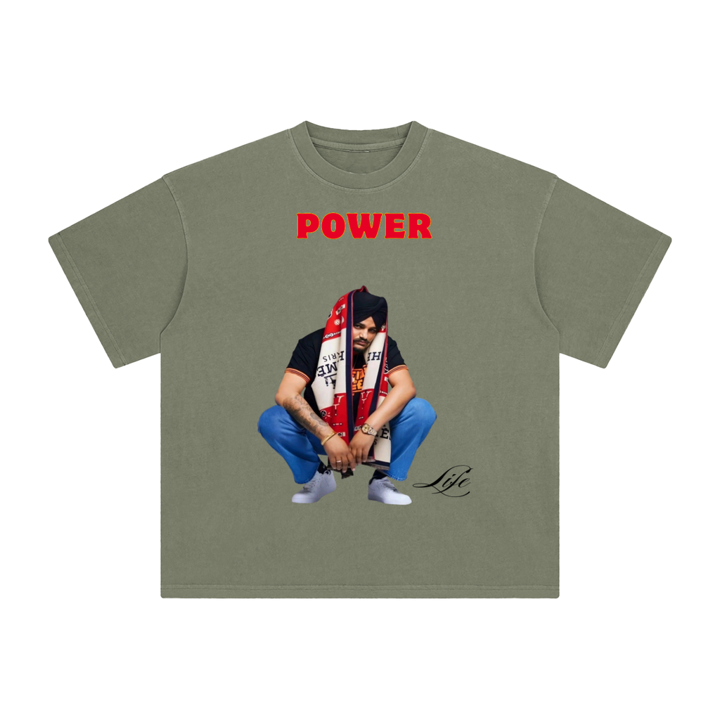 Enzyme Washed T-Shirt