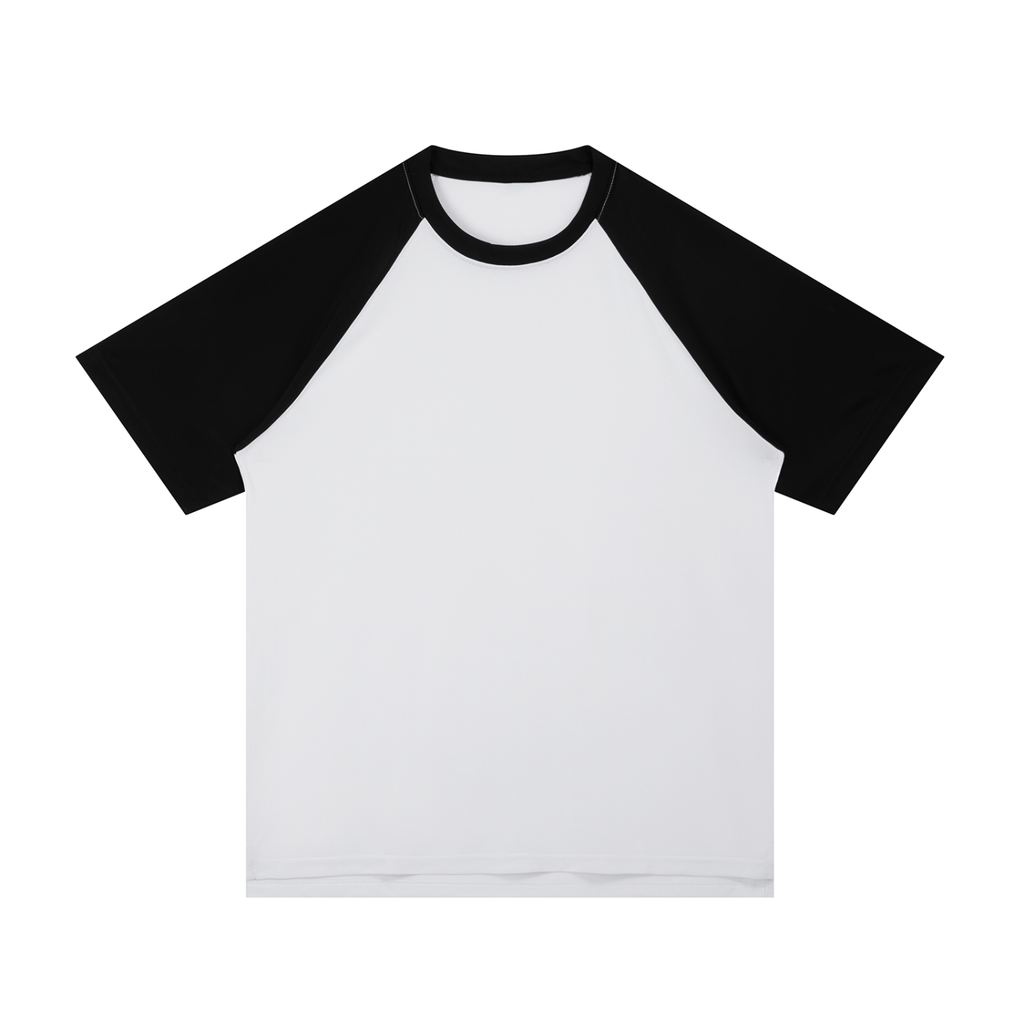 Contrast Raglan Sleeve Mesh  Unisex T-Shirt