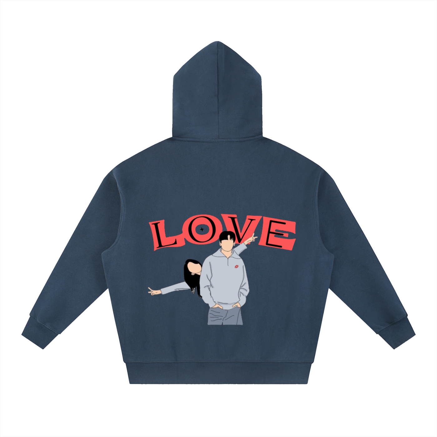 Essential Oversized Boxy Fit Fleece Unisex  Hoodie