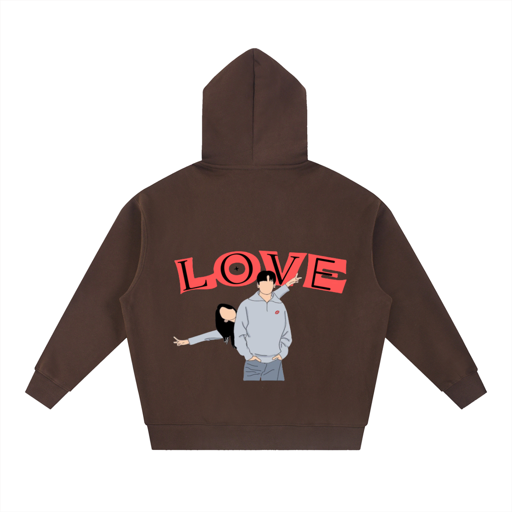 Essential Oversized Boxy Fit Fleece Unisex  Hoodie