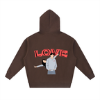 Essential Oversized Boxy Fit Fleece Unisex  Hoodie