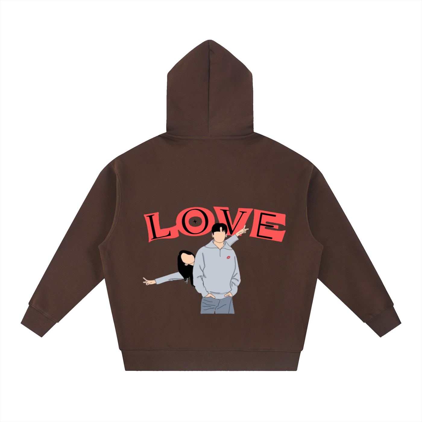 Essential Oversized Boxy Fit Fleece Unisex  Hoodie