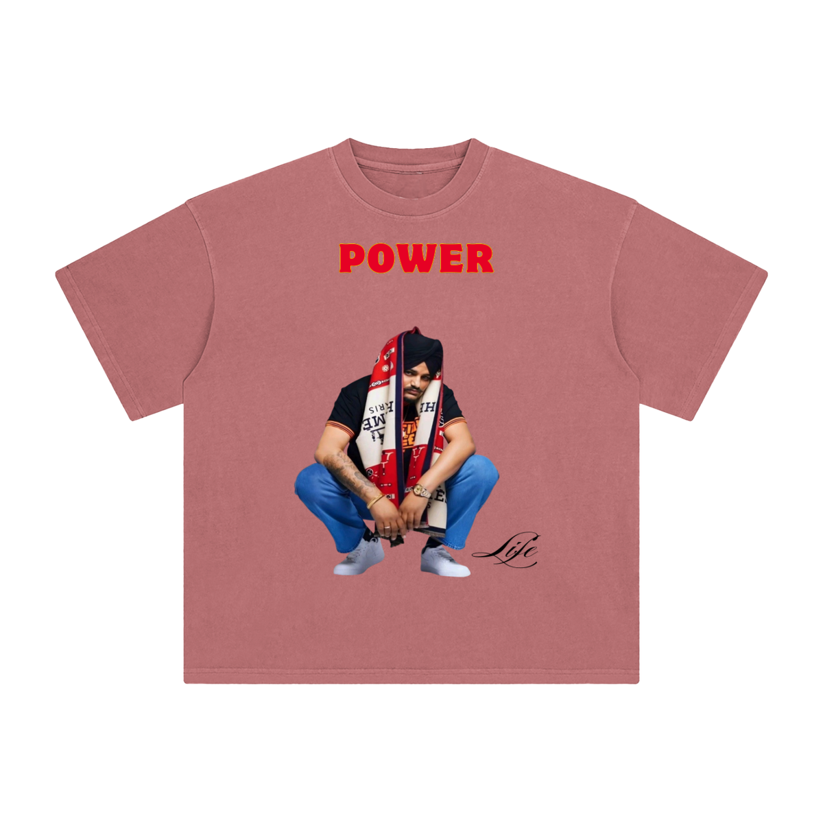 Enzyme Washed T-Shirt