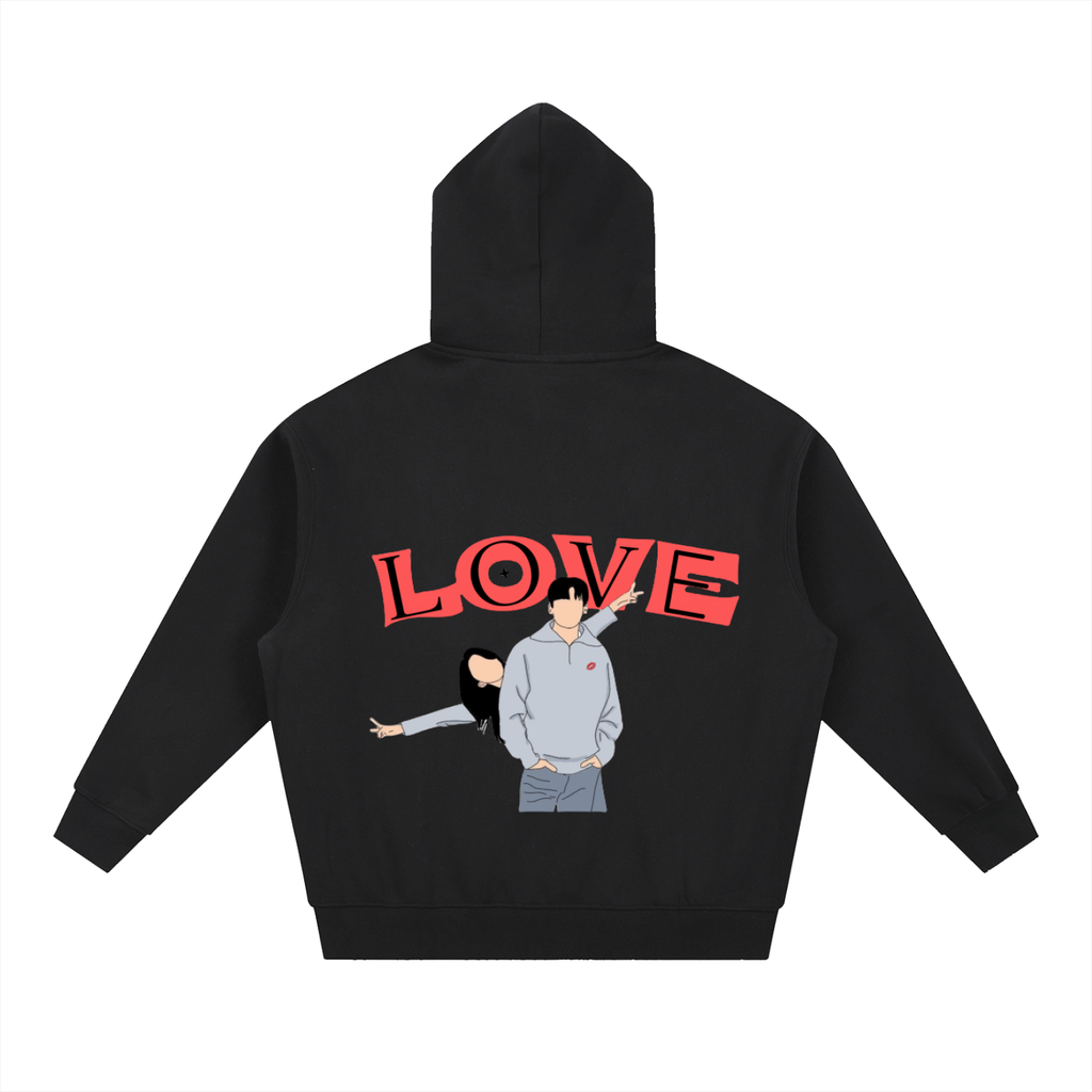 Essential Oversized Boxy Fit Fleece Unisex  Hoodie