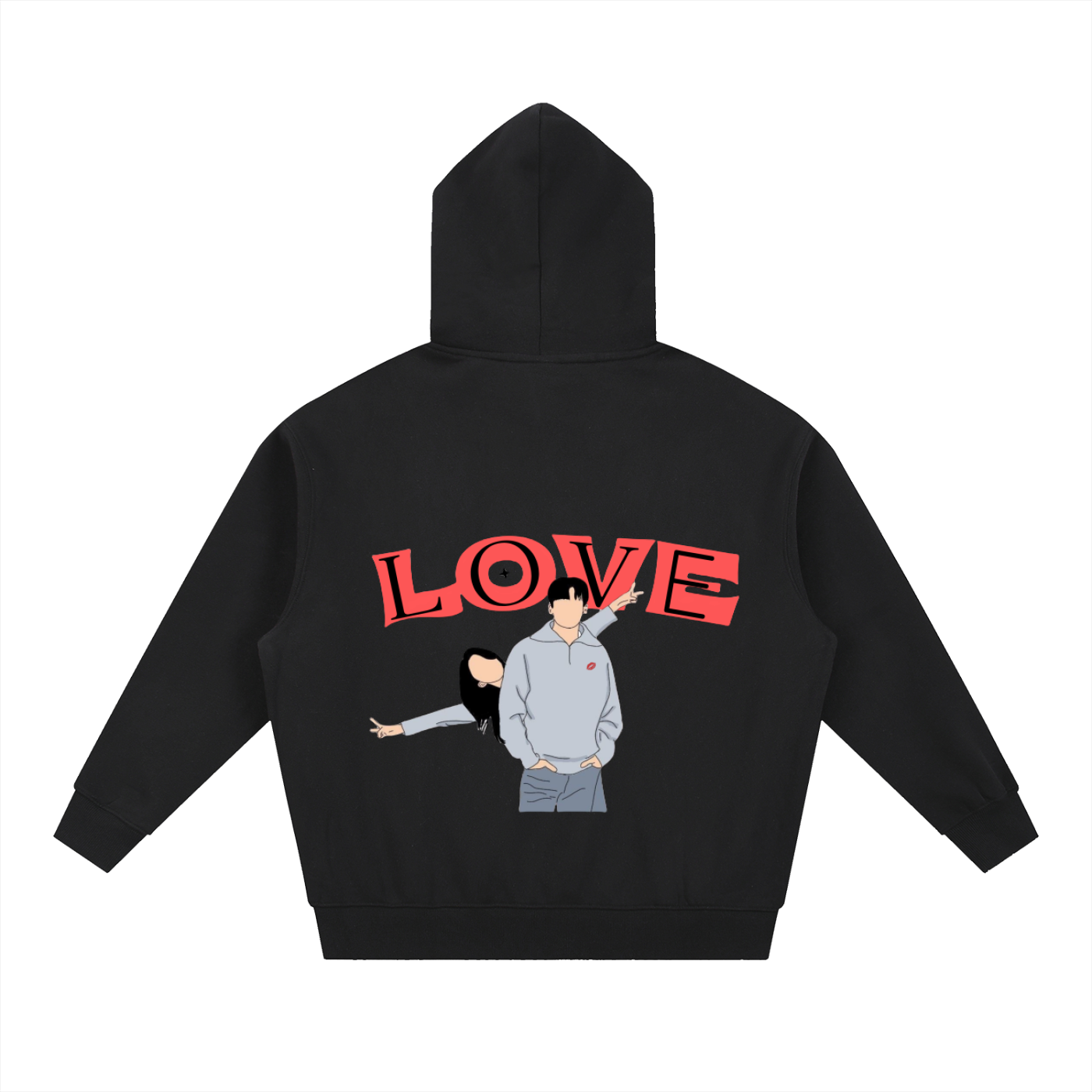 Essential Oversized Boxy Fit Fleece Unisex  Hoodie