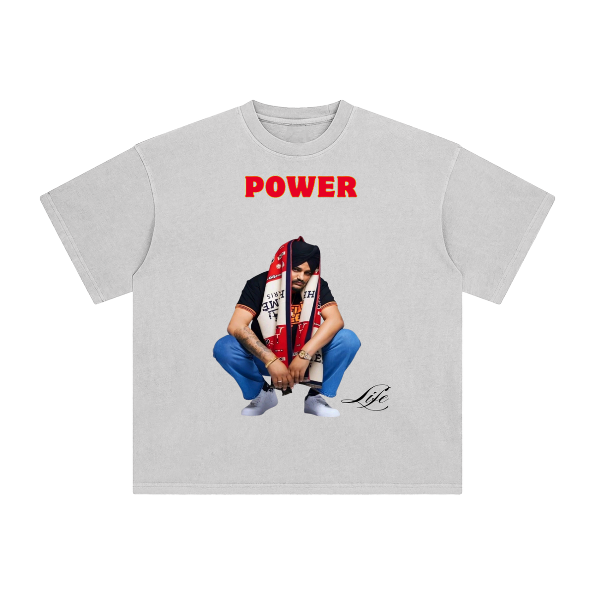 Enzyme Washed T-Shirt