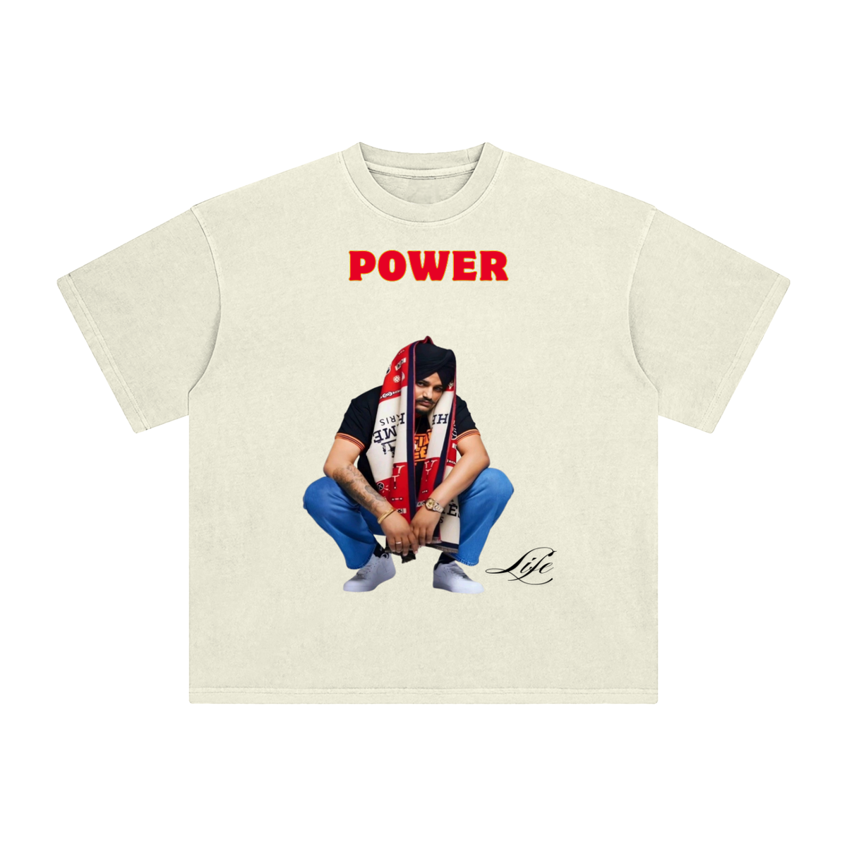 Enzyme Washed T-Shirt