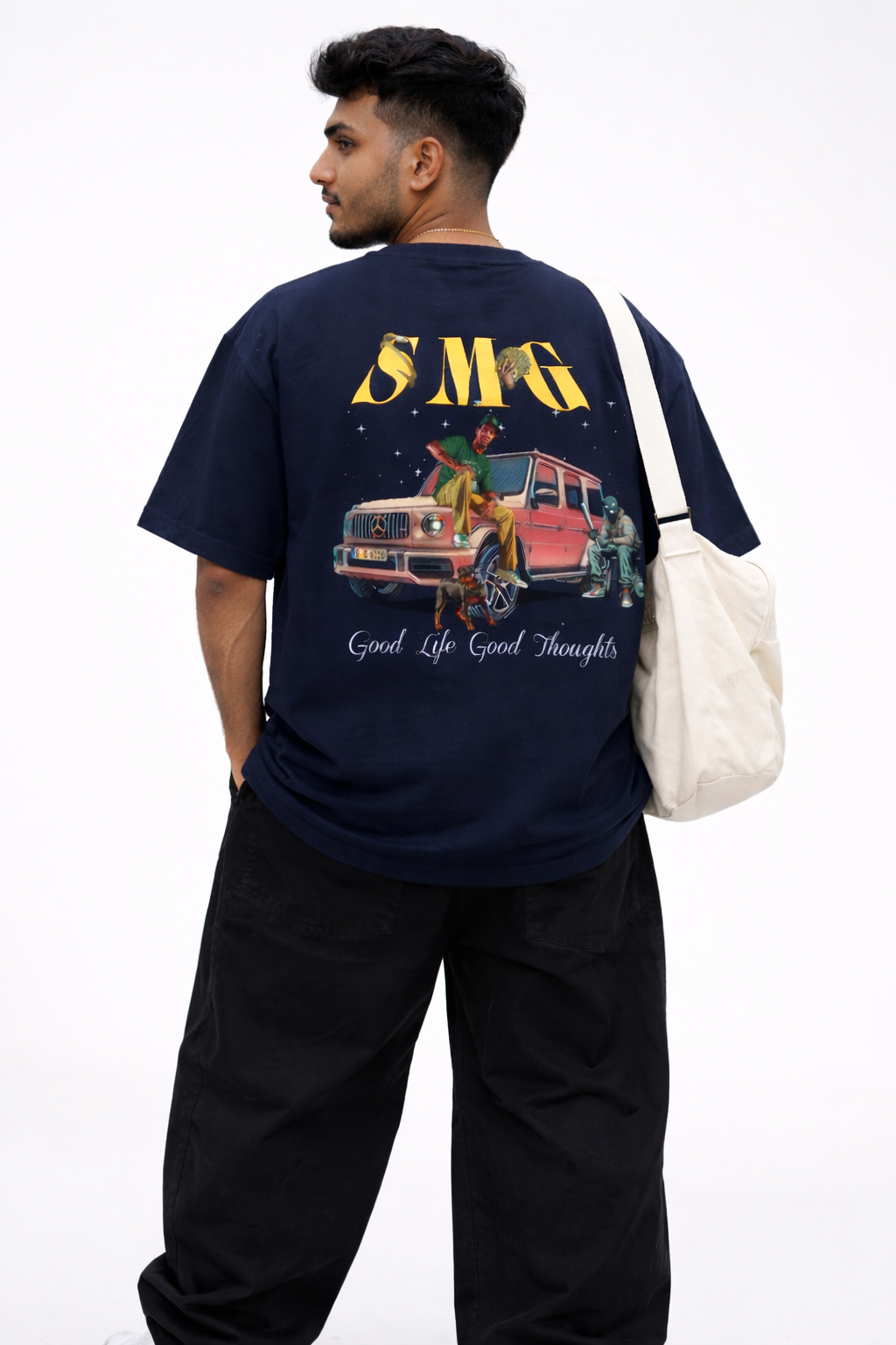 Vintage Wash Cotton Smg  T-Shirt