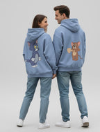 Oversize Fleeced  Unisex Tom Hoodie