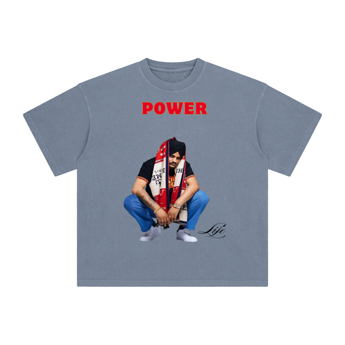 Enzyme Washed T-Shirt