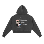 Vintage Washed Heavyweight  Womem Hoodie