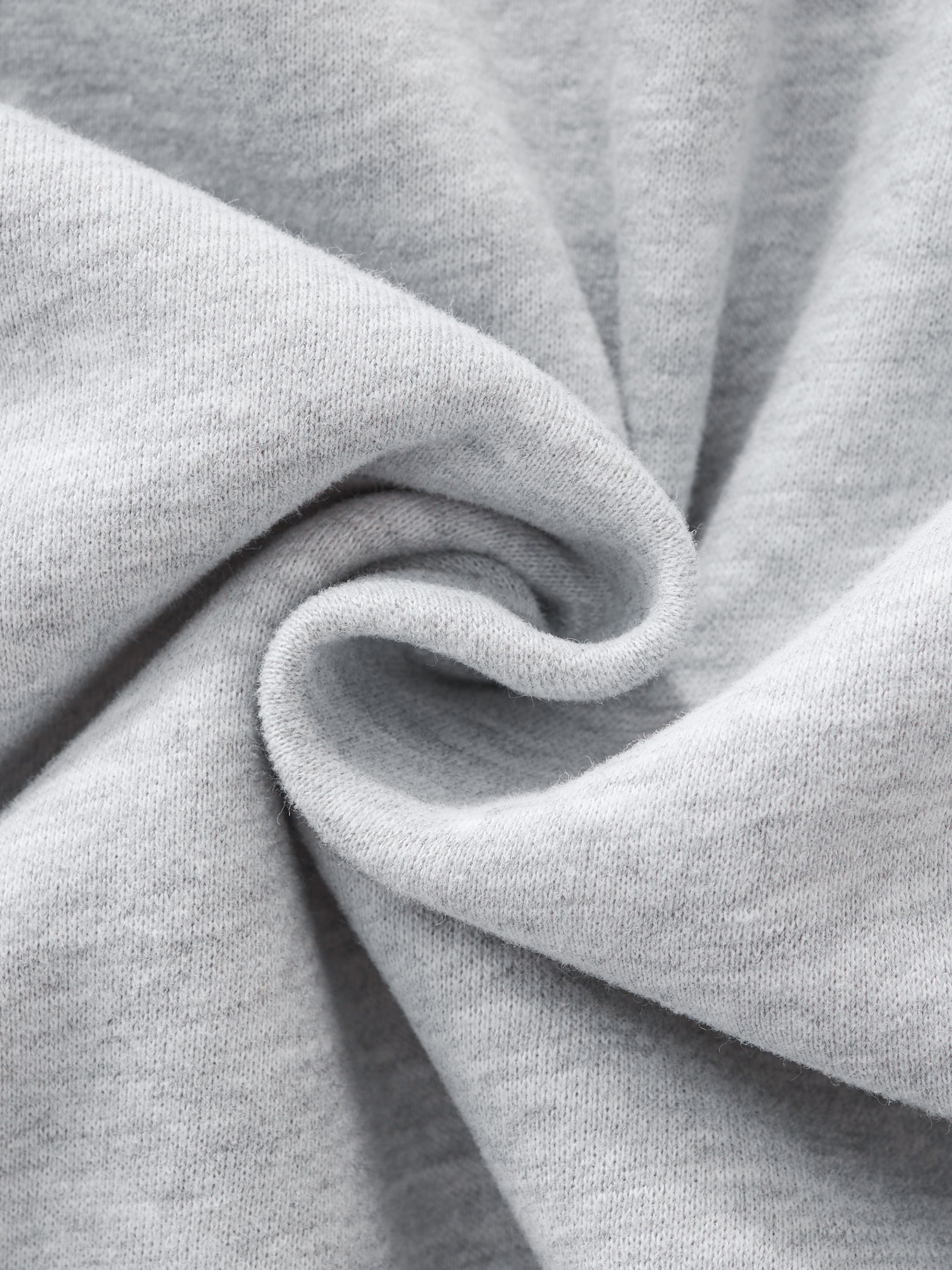 Contrast-Stitched Boxy Fleece Unisex Zip Hoodie