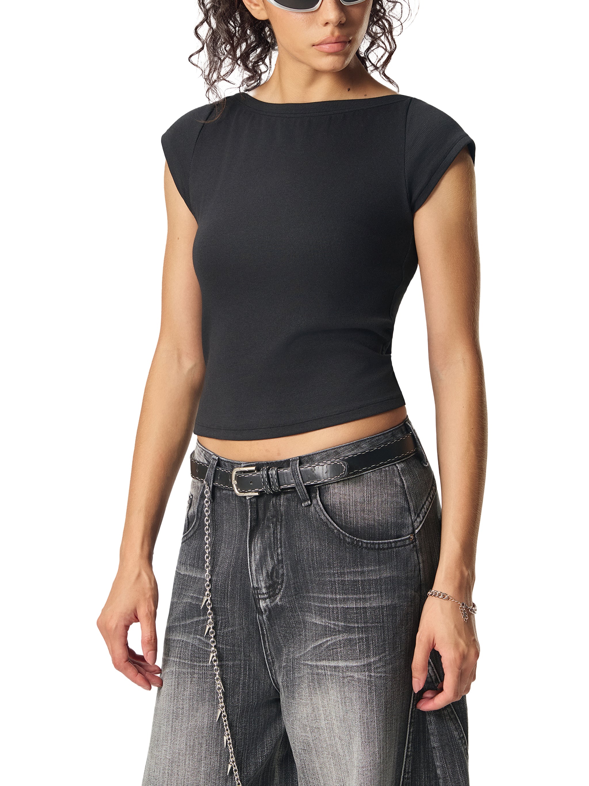 Wide neck,Bby,Summer,Tank top