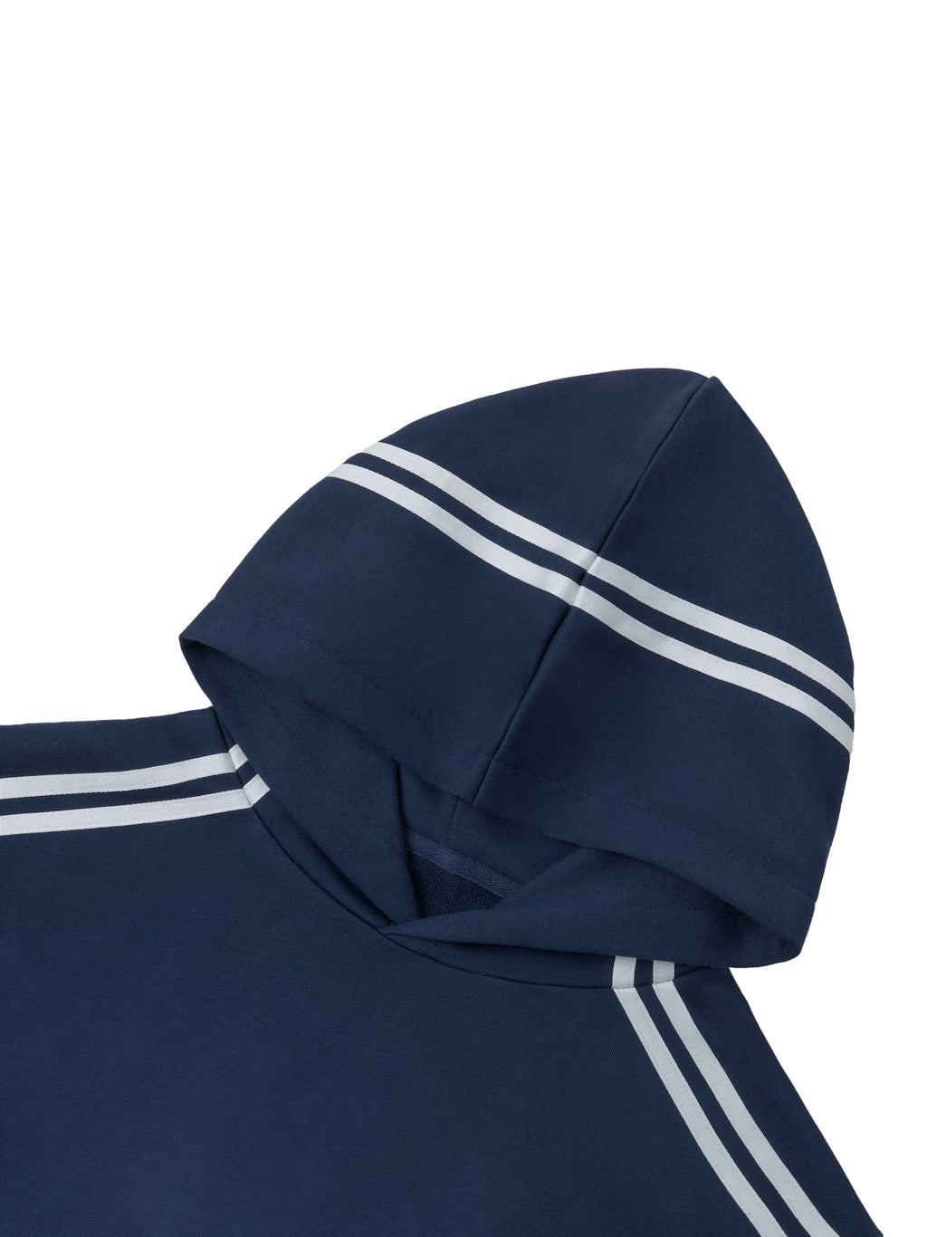 Contrast Side Stripe Cropped  Hoodie