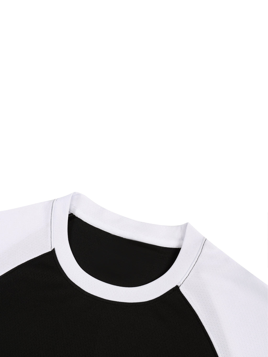 Contrast Raglan Sleeve Mesh Unisex T-Shirt