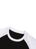 Contrast Raglan Sleeve Mesh  Unisex T-Shirt